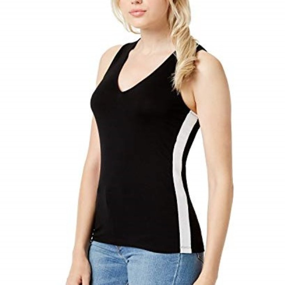 Bar III Color Blocked Tank Top